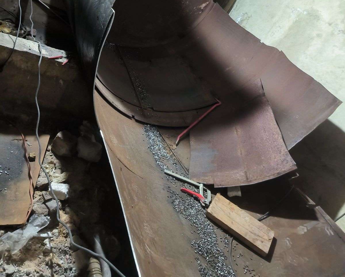 Découpage cuve à fuel